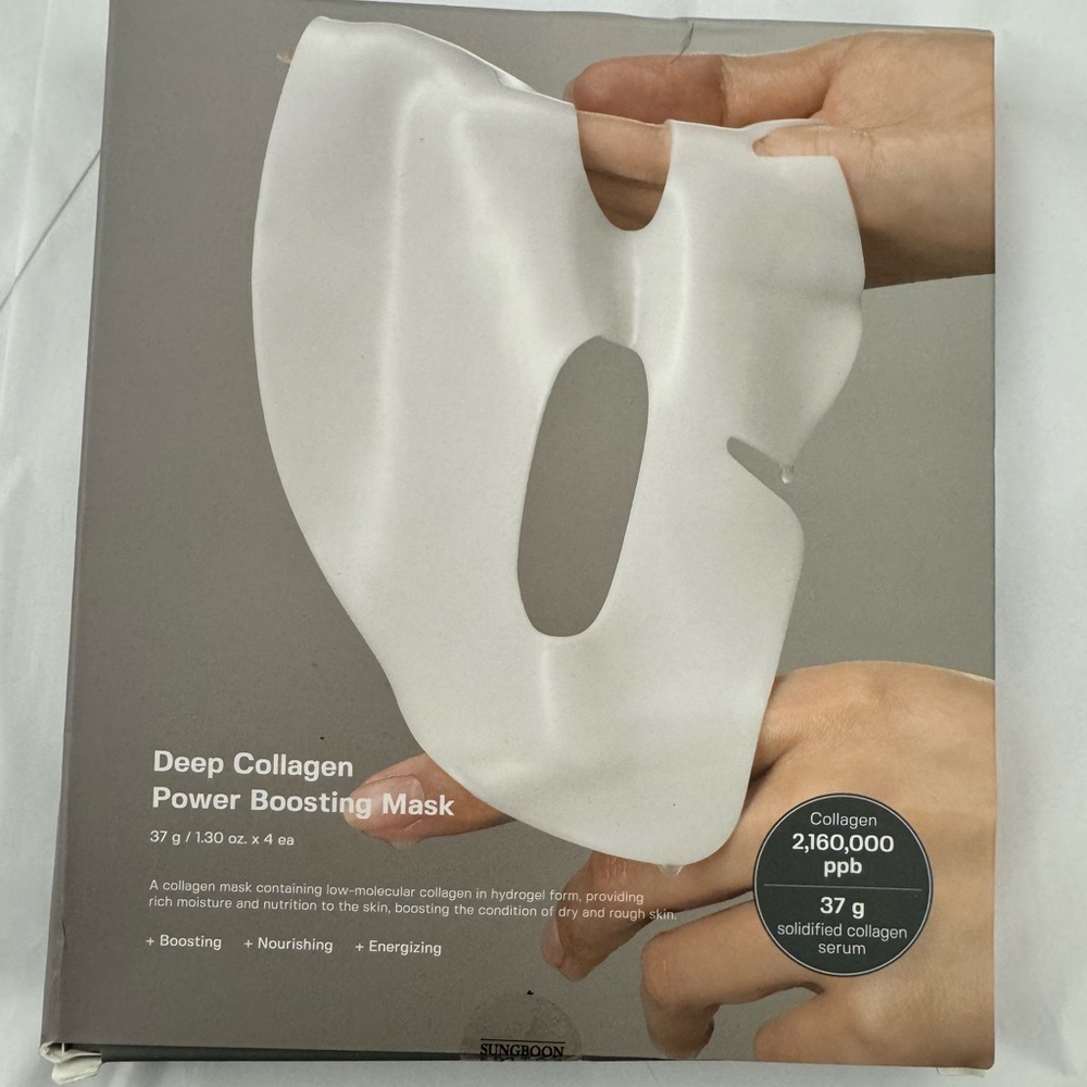Sungboon Editor – Deep Collagen Power Boosting Mask (4-pack)